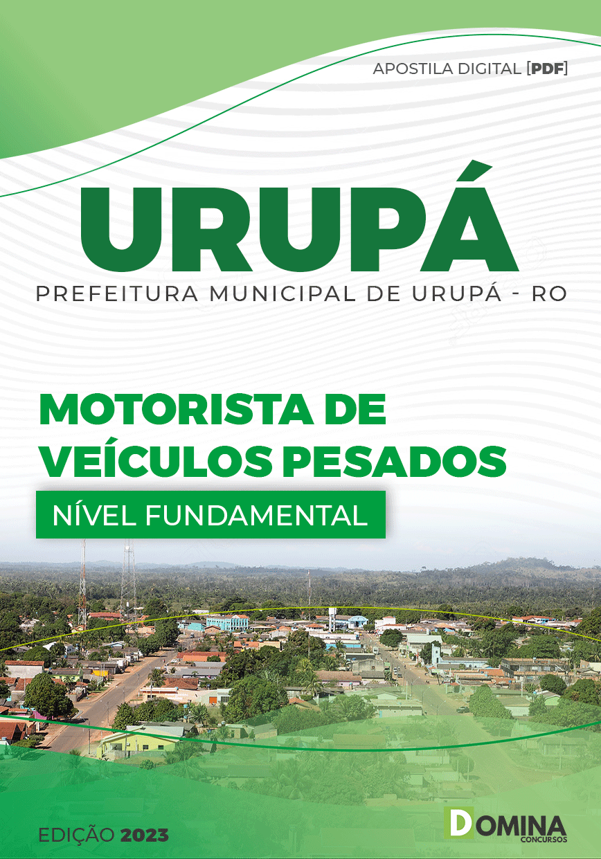 Apostila Pref Urupá RO 2023 Motorista Veículos Pesados
