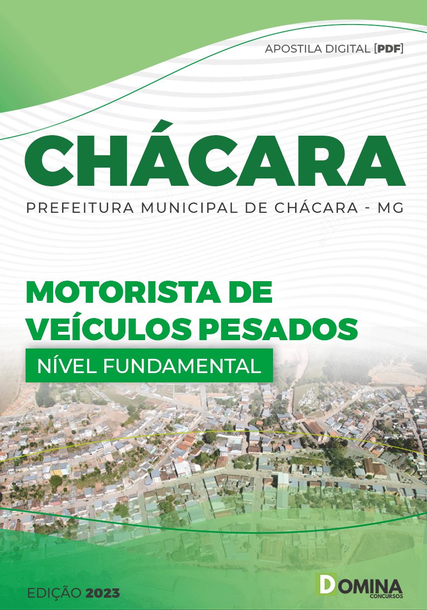 Apostila Pref Chácara MG 2023 Motorista Veículos Pesados