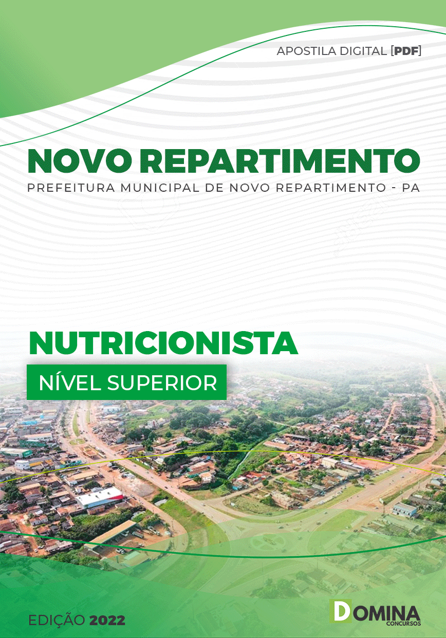 Apostila Pref Novo Repartimento PA 2023 Nutricionista