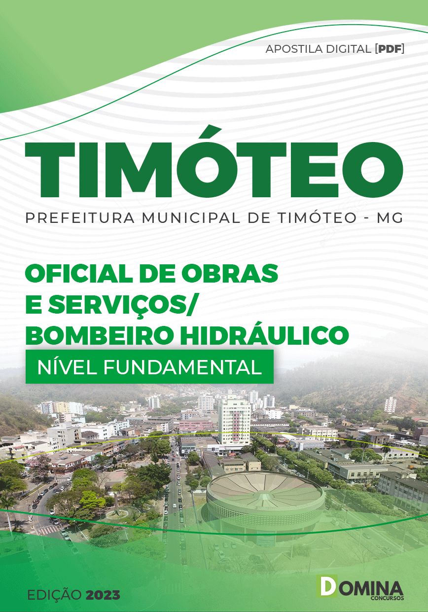 Apostila Seletivo Pref Timóteo MG 2023 Bombeiro Hidráulico