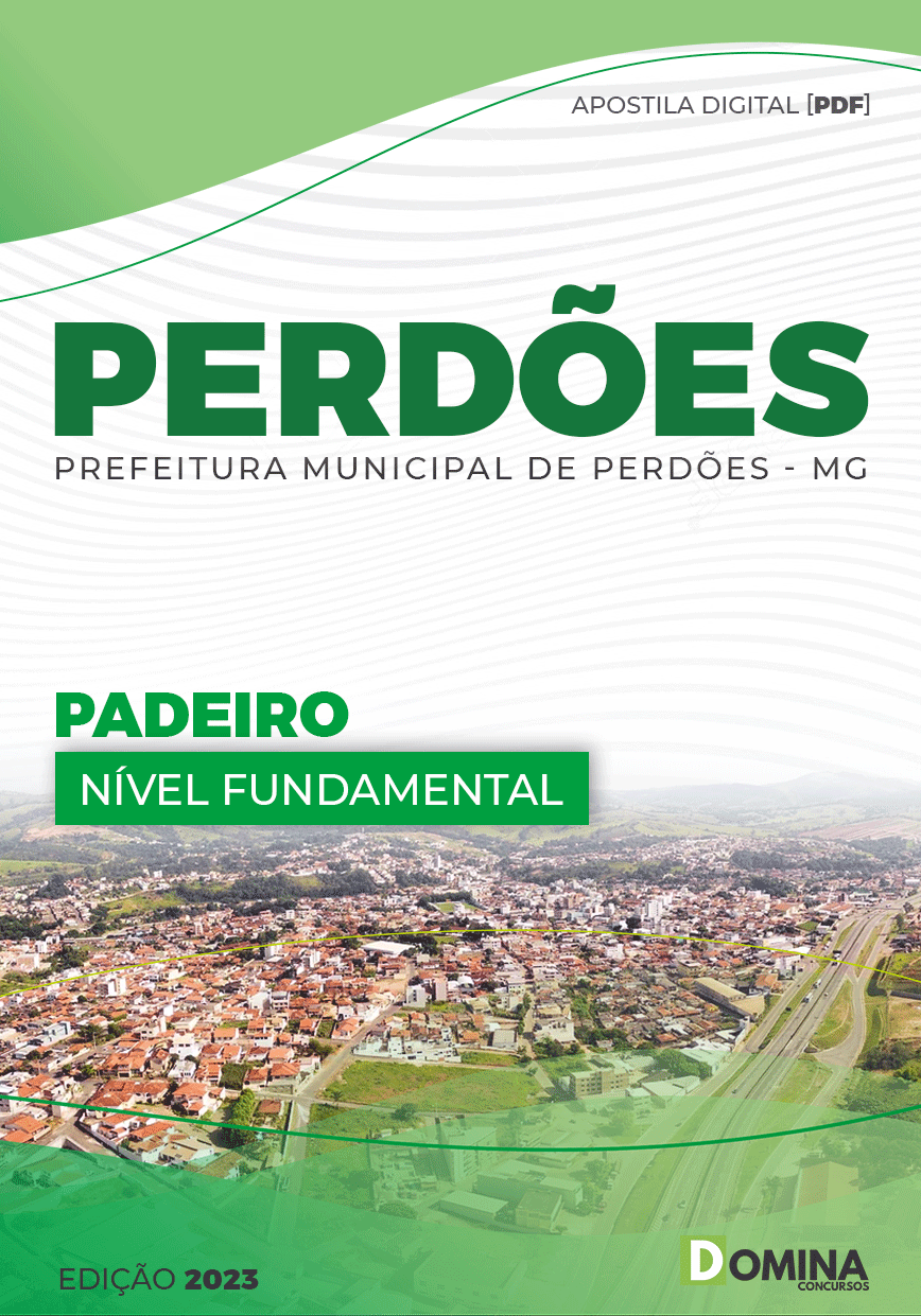 Apostila Concurso Pref Perdões MG 2023 Padeiro