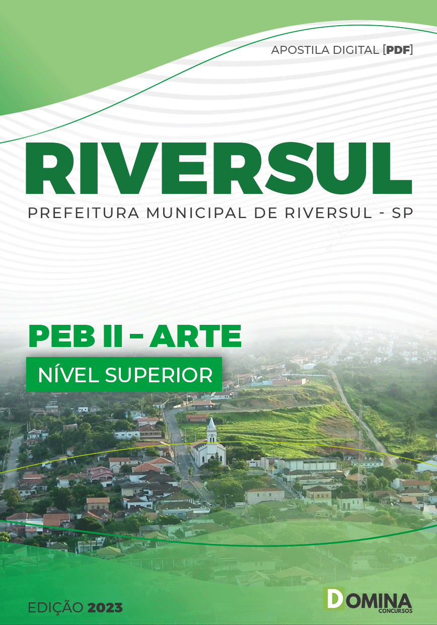 Apostila Pref Riversul SP 2023 Professor Educação Básica II Arte