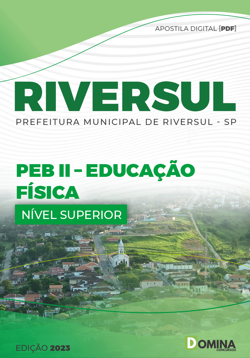 Apostila Pref Riversul SP 2023 Professor Educação Básica II Ed Física
