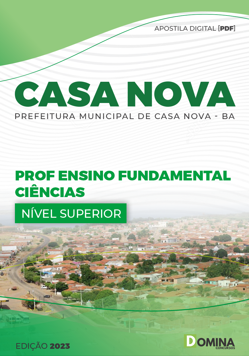Apostila Pref Casa Nova BA 2023 Prof Ensino Fund II Ciências