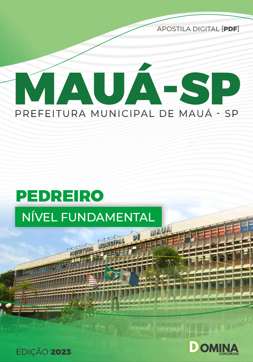 Apostila Digital Concurso Pref Mauá SP 2023 Pedreiro
