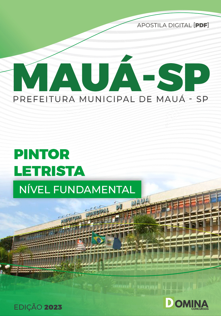 Apostila Concurso Pref Mauá SP 2023 Pintor Letrista