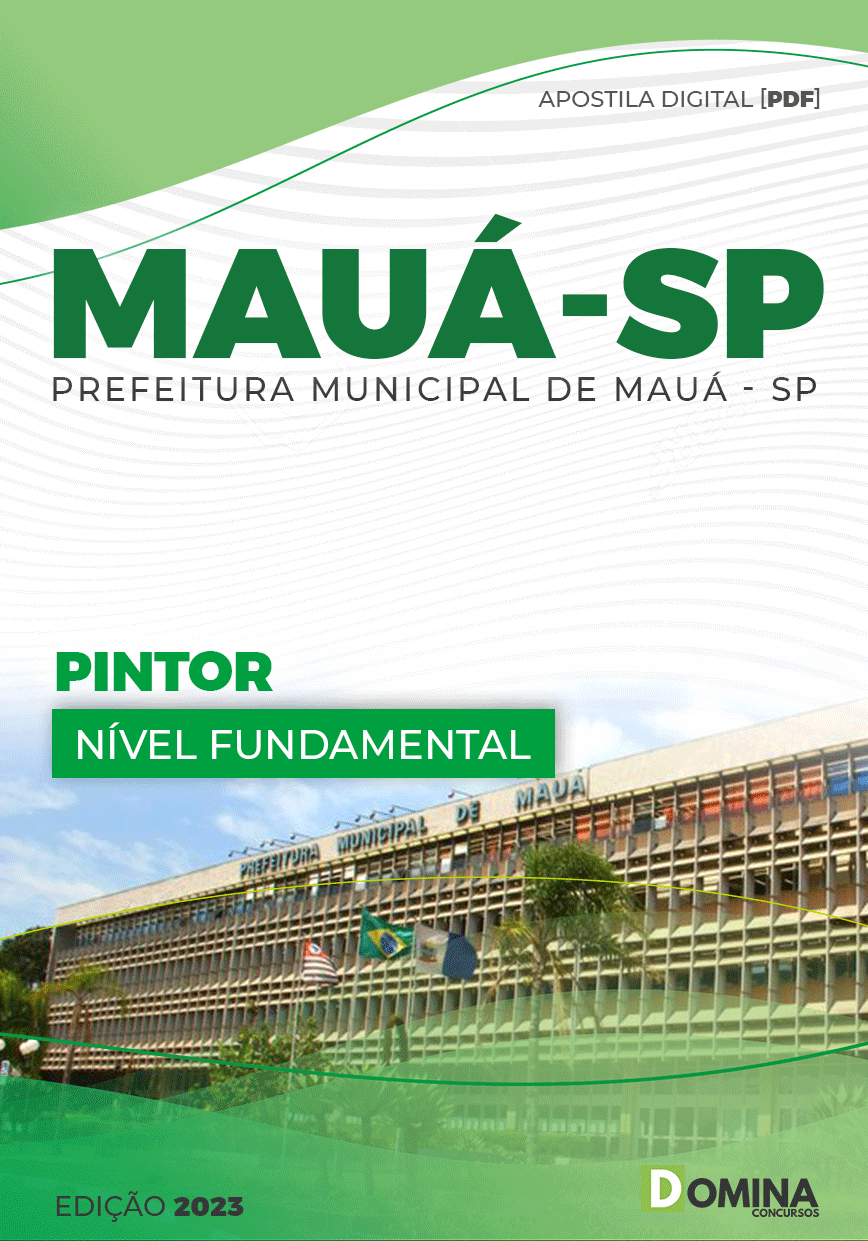 Apostila Digital Concurso Pref Mauá SP 2023 Pintor