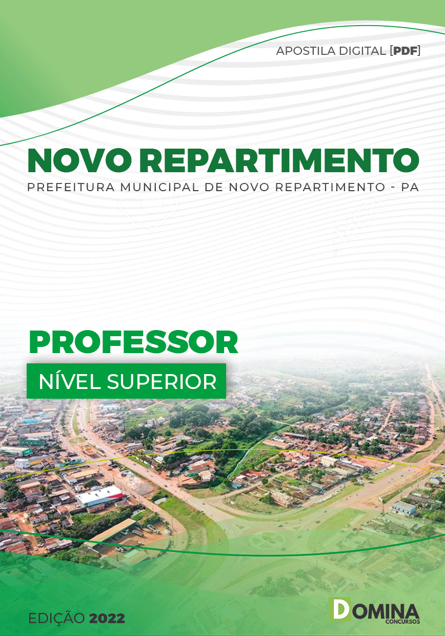 Apostila Pref Novo Repartimento PA 2023 Professor Matemática