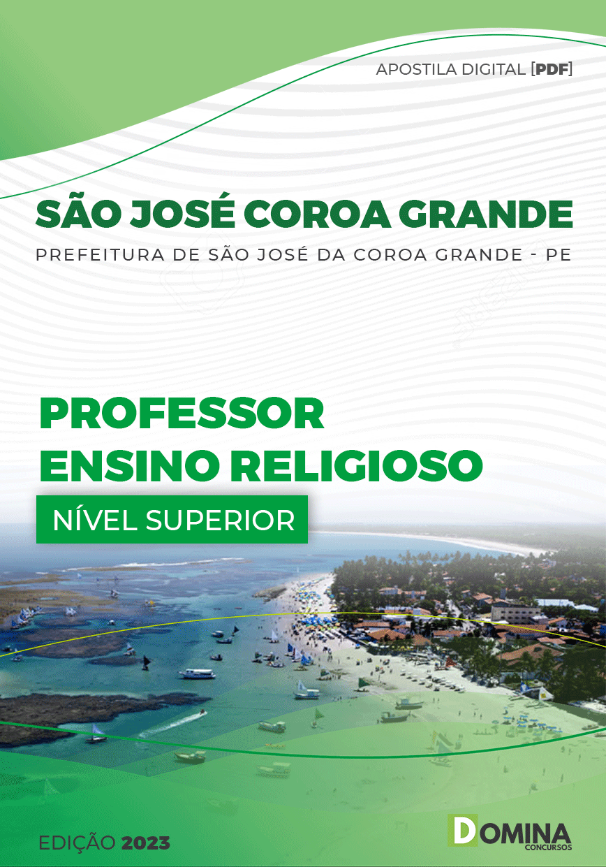 Apostila Pref São José Coroa Grande PE 2023 Professor Ensino Religioso