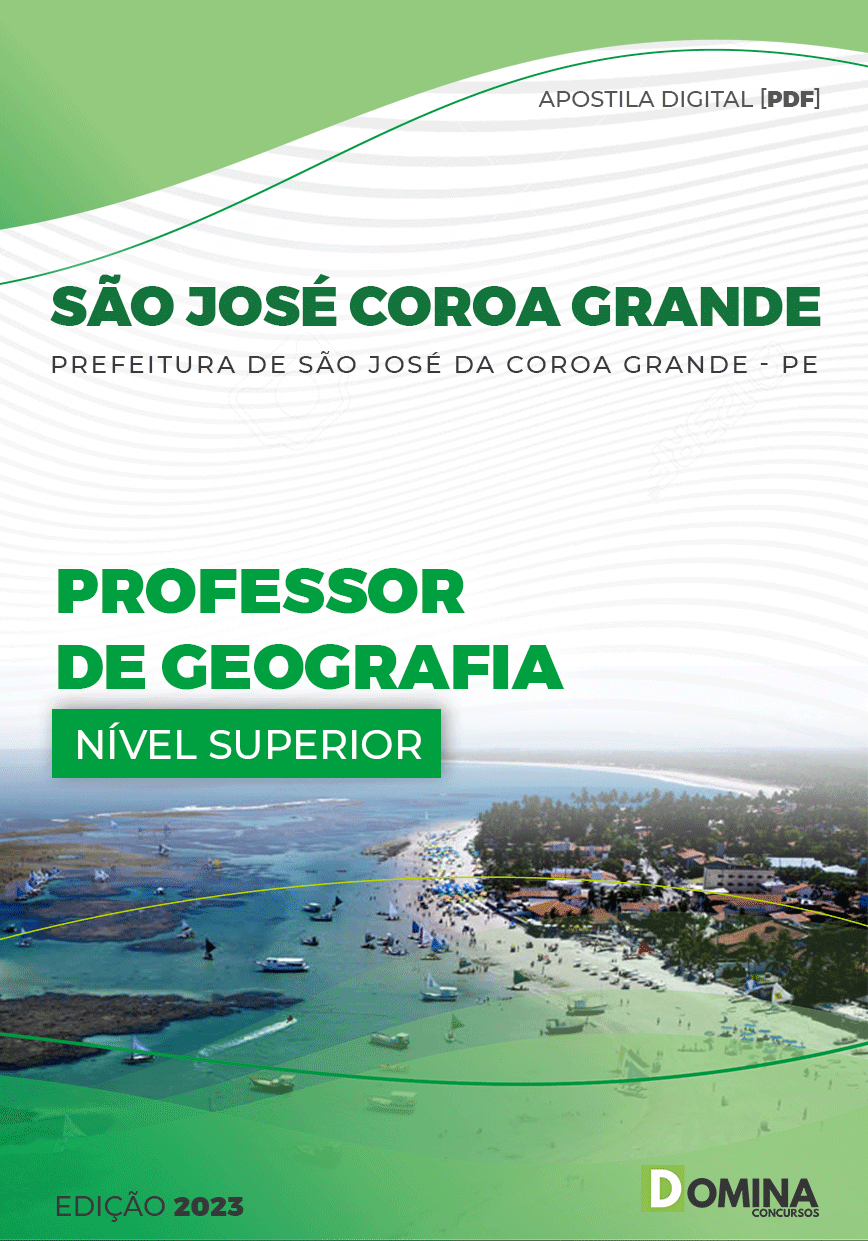 Apostila Pref São José Coroa Grande PE 2023 Professor História
