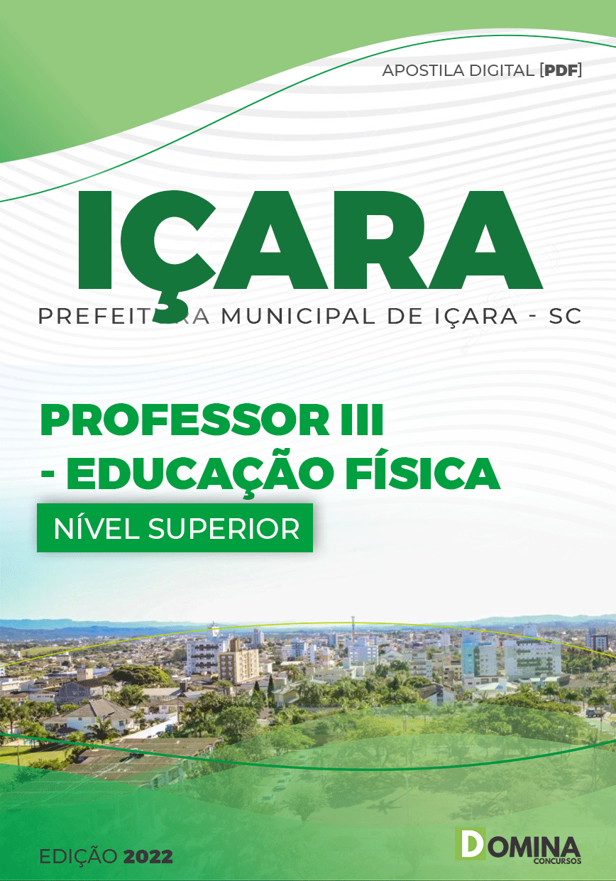 Apostila Pref Içara SC 2022 Professor III Educação Física