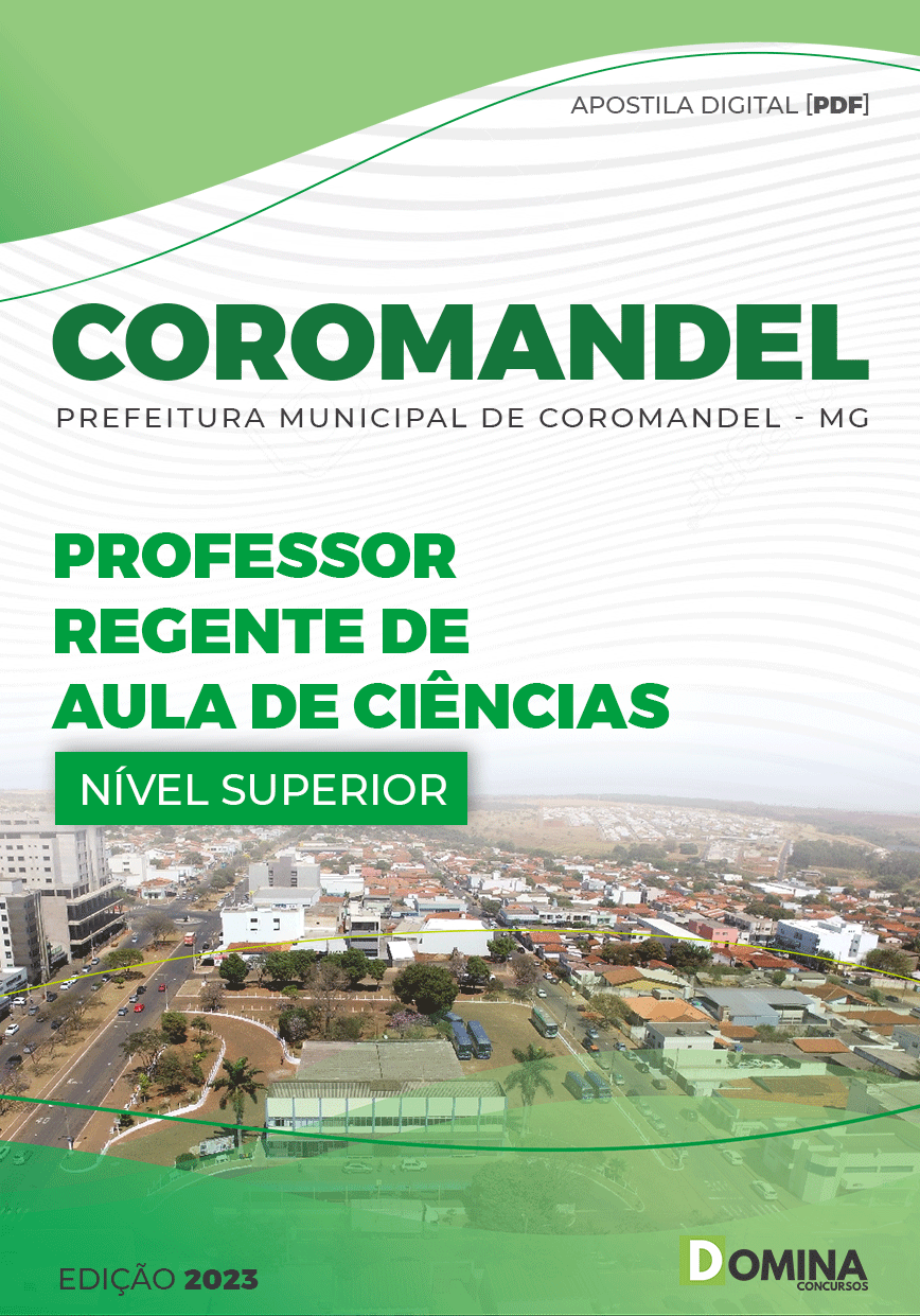 Apostila Pref Coromandel MG 2023 Professor Regente Ciências