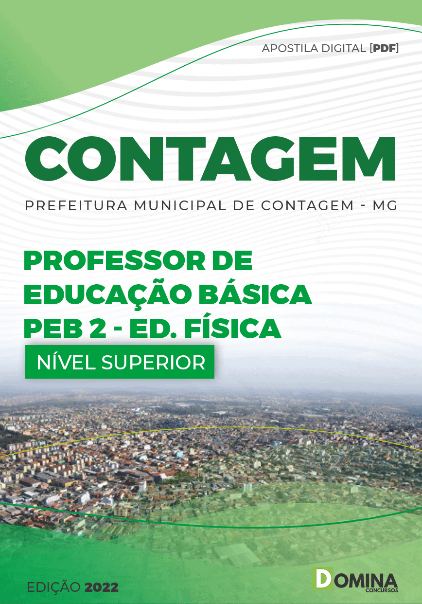 Apostila Pref Contagem MG 2022 Professor Educ Básica PEB II Ed Física