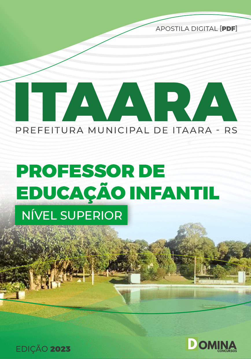Apostila Pref Itaara RS 2023 Professor Educação Infantil