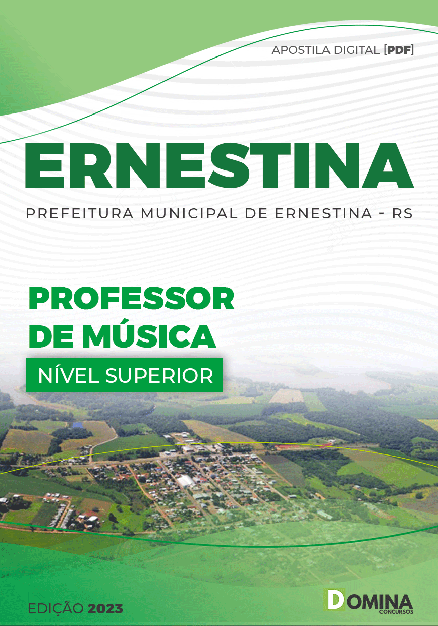 Apostila Concurso Pref Ernestina RS 2023 Professor Música