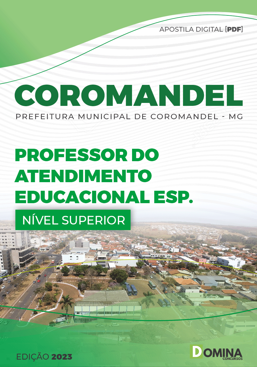Apostila Pref Coromandel MG 2023 Professor Atend Educ Especializado