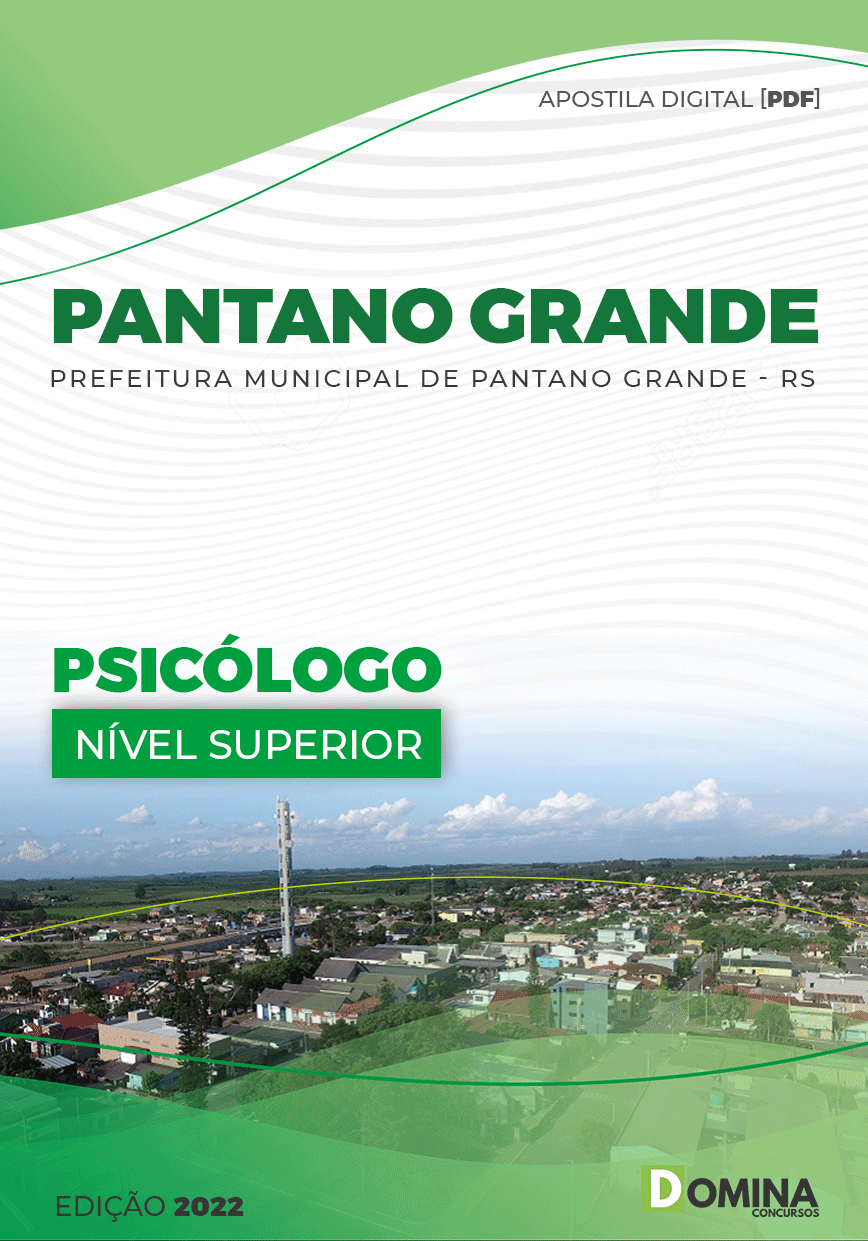 Apostila Digital Pref Pantano Grande RS 2023 Psicólogo