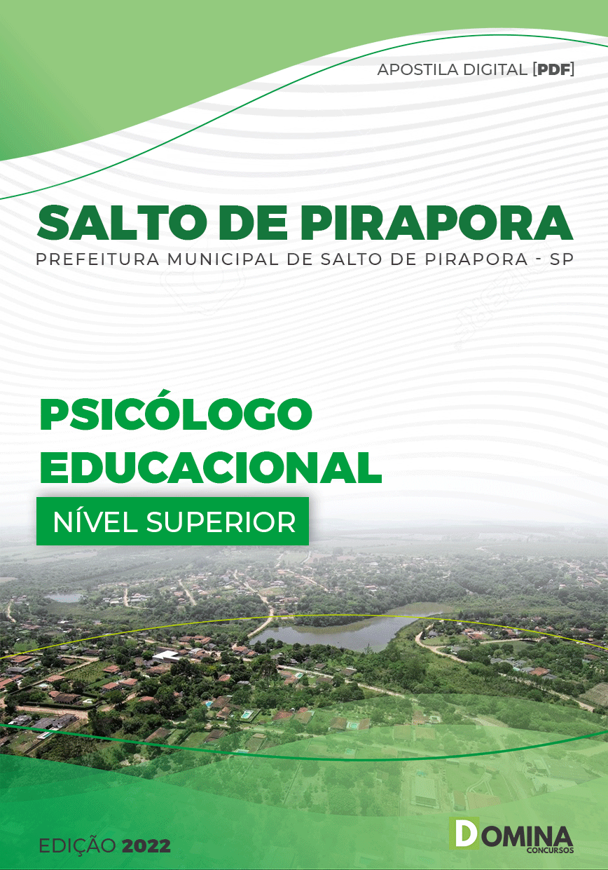 Apostila Pref Salto Pirapora SP 2022 Psicólogo Educacional