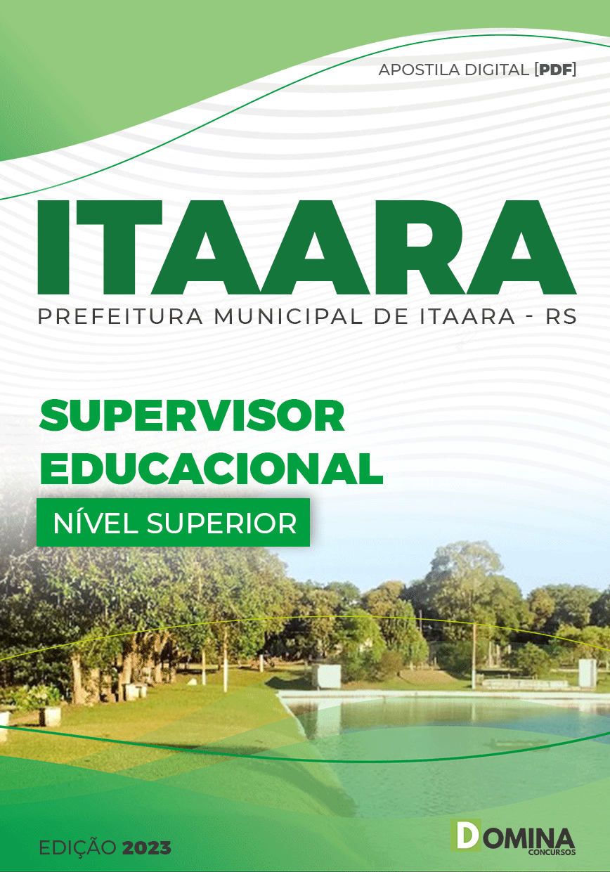 Apostila Digital Pref Itaara RS 2023 Supervisor Educacional