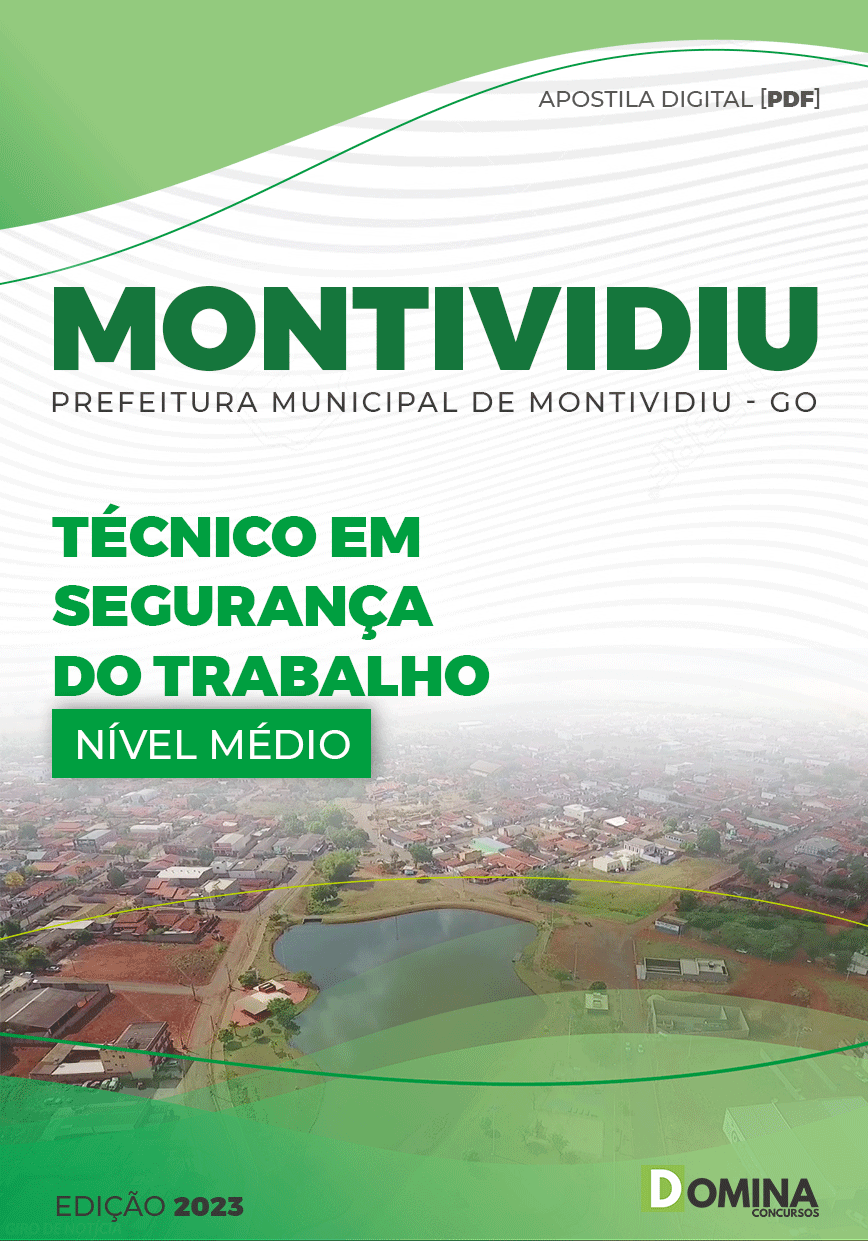 Apostila Pref Montividiu GO 2023 Técnico Segurança Trabalho