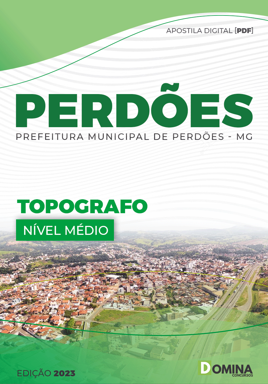 Apostila Concurso Pref Perdões MG 2023 Topógrafo