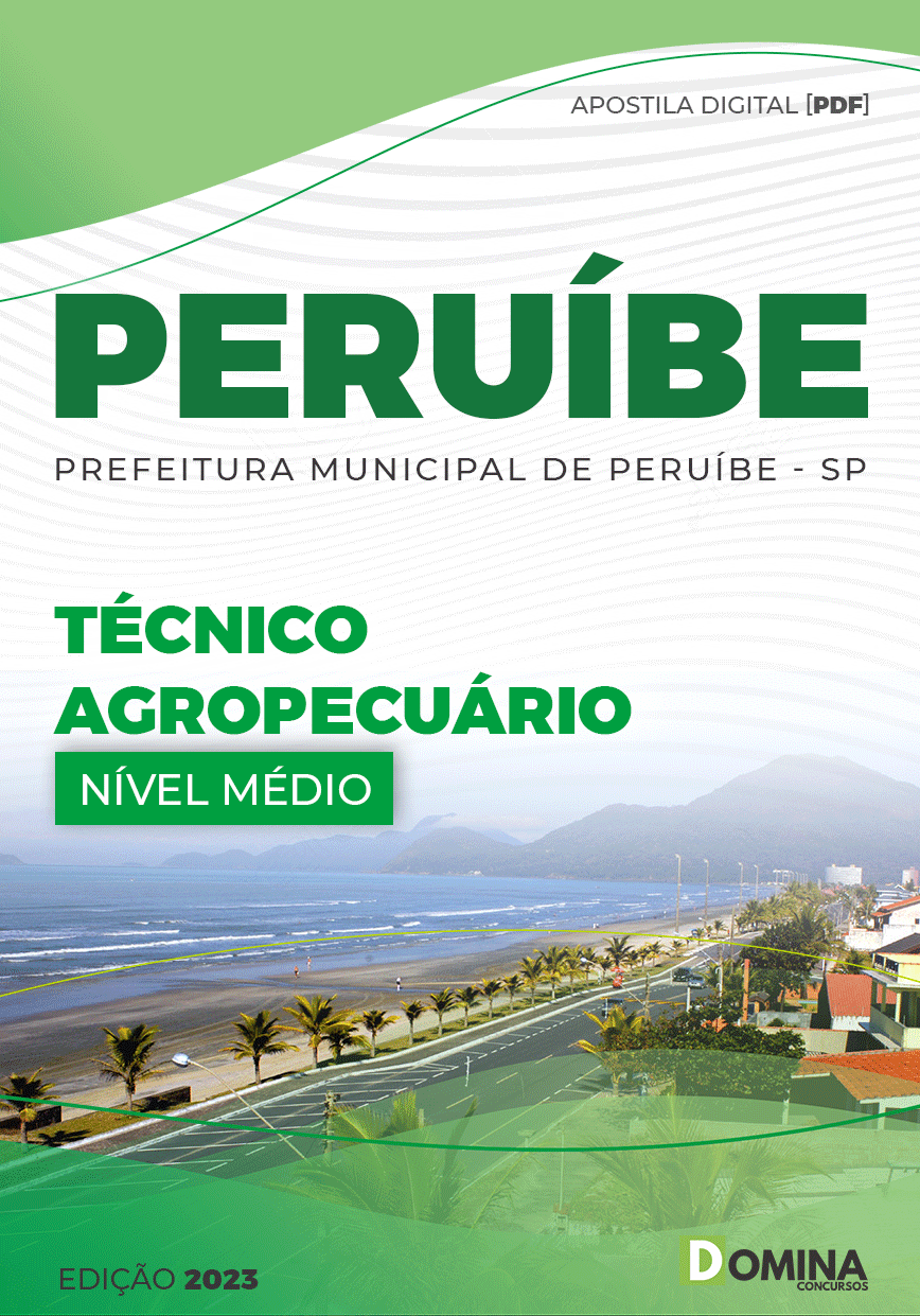 Apostila Pref Estância Balneária Peruíbe SP 2023 Técnico Agropecuário