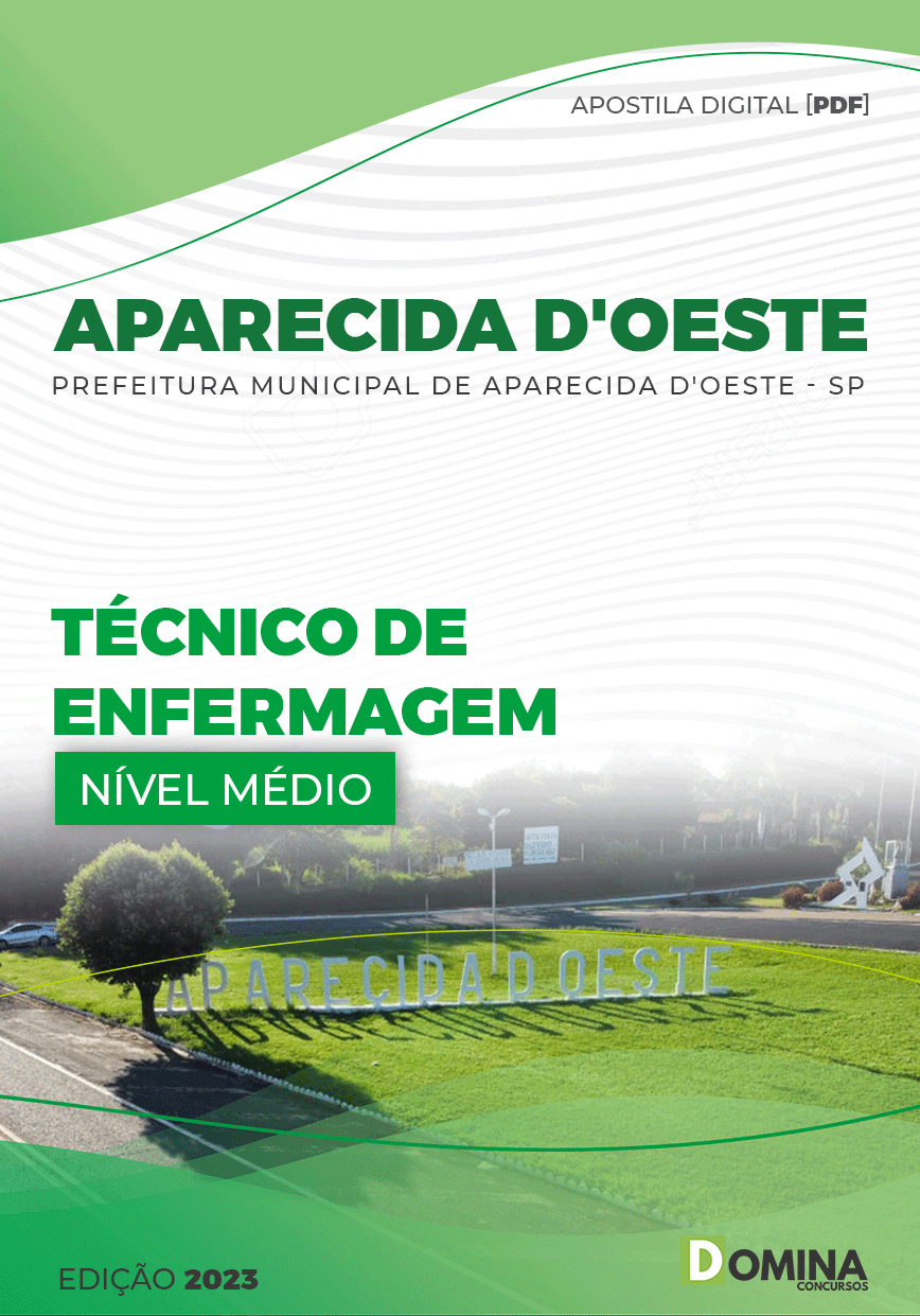 Apostila Pref Aparecida D’Oeste SP 2023 Técnico Enfermagem