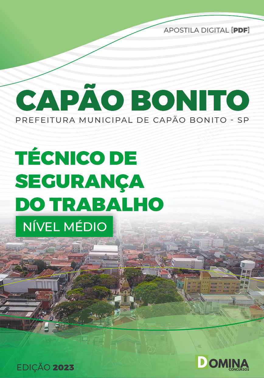 Apostila Pref Capão Bonito SP 2023 Técnico Segurança Trabalho