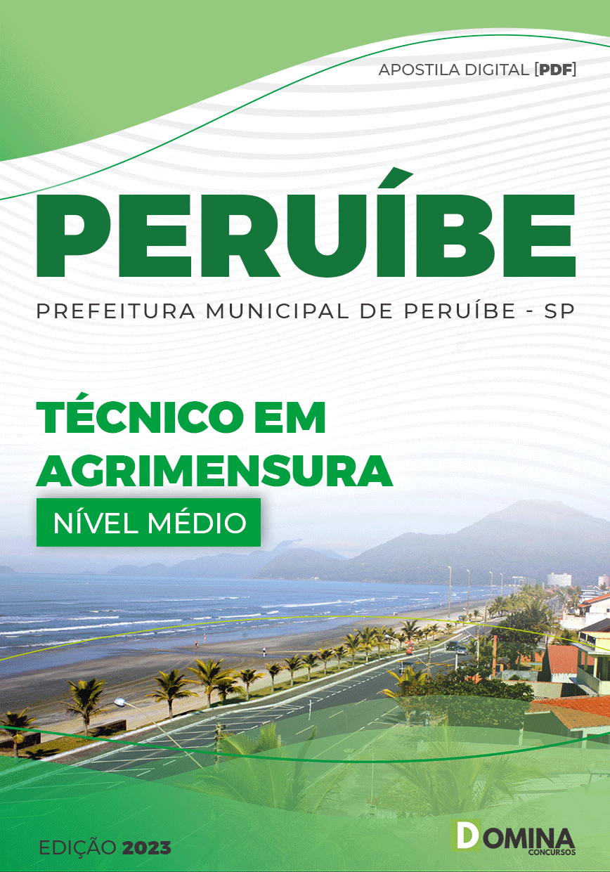 Apostila Pref Estância Balneária Peruíbe SP 2023 Técnico Agrimensura
