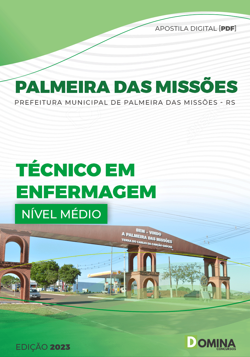 Apostila Pref Palmeira Missões RS 2023 Técnico Enfermagem