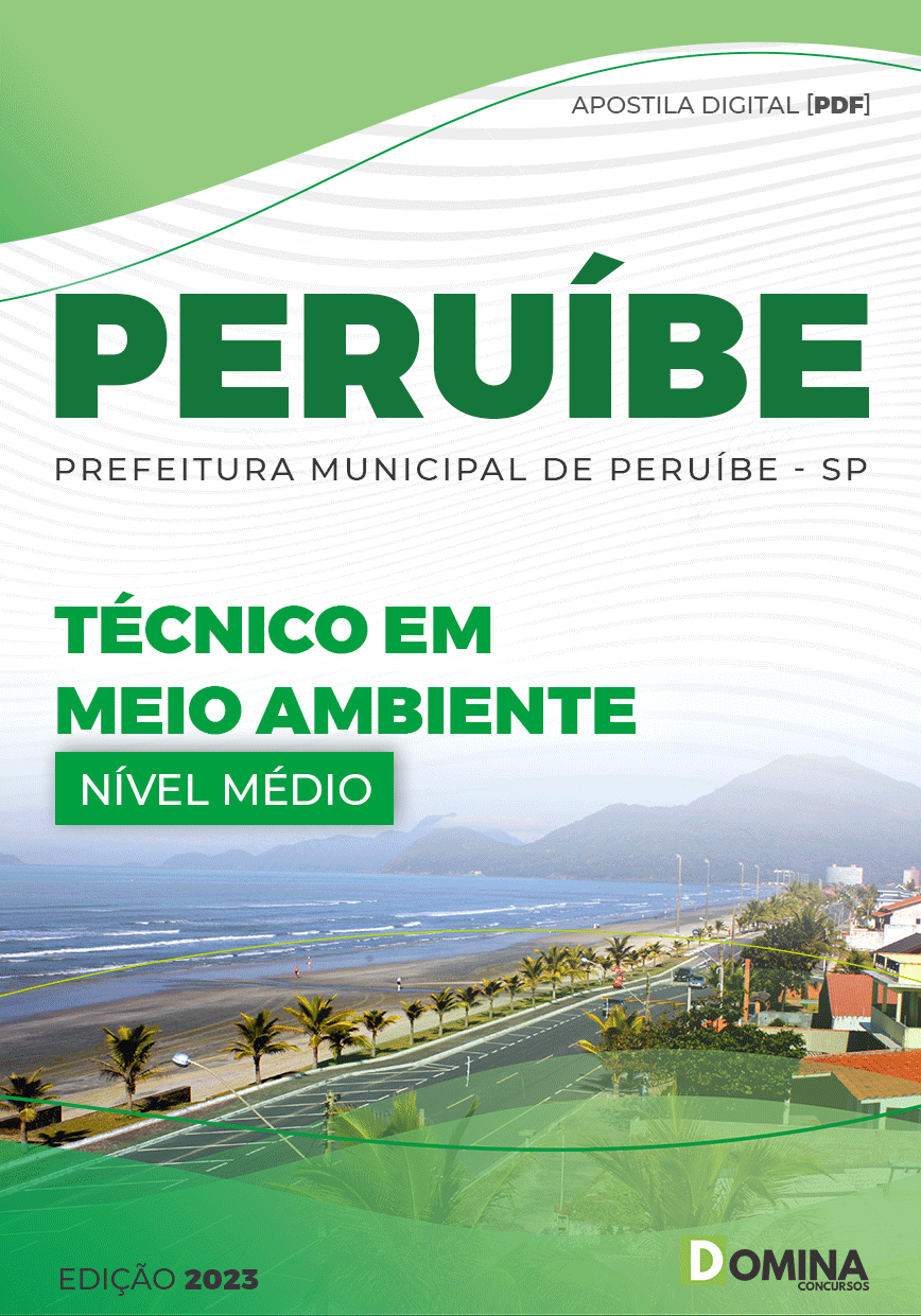 Apostila Pref Estância Balneária Peruíbe SP 2023 Técnico Meio Ambiente
