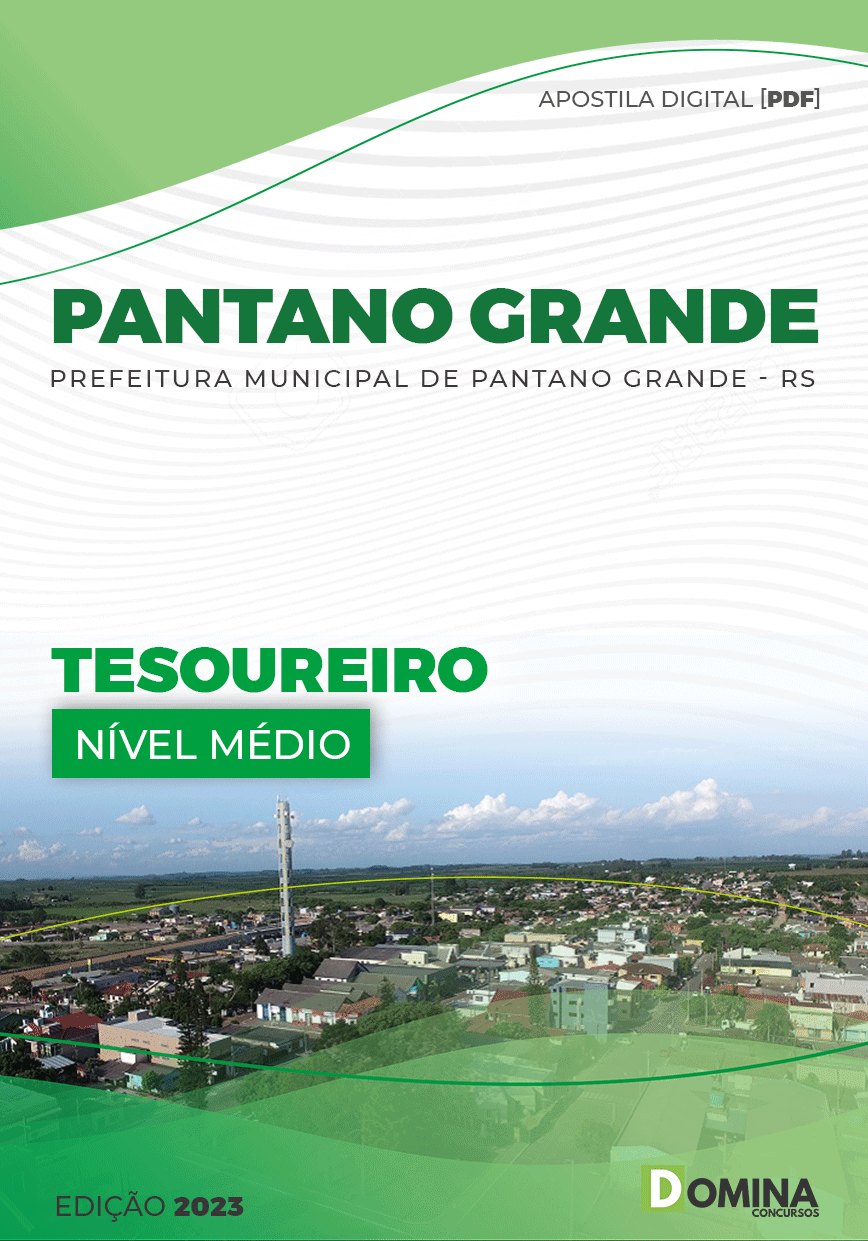Apostila Digital Pref Pantano Grande RS 2023 Tesoureiro