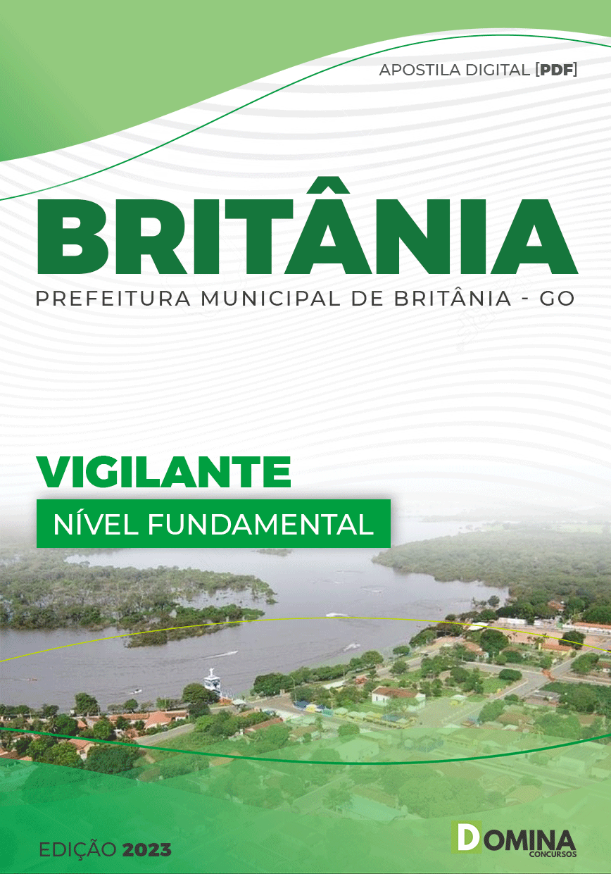 Apostila Concurso Pref Britânia GO 2023 Vigilante