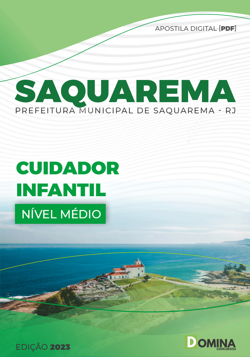 Apostila Concurso Pref Saquarema RJ 2023 Cuidador Infantil