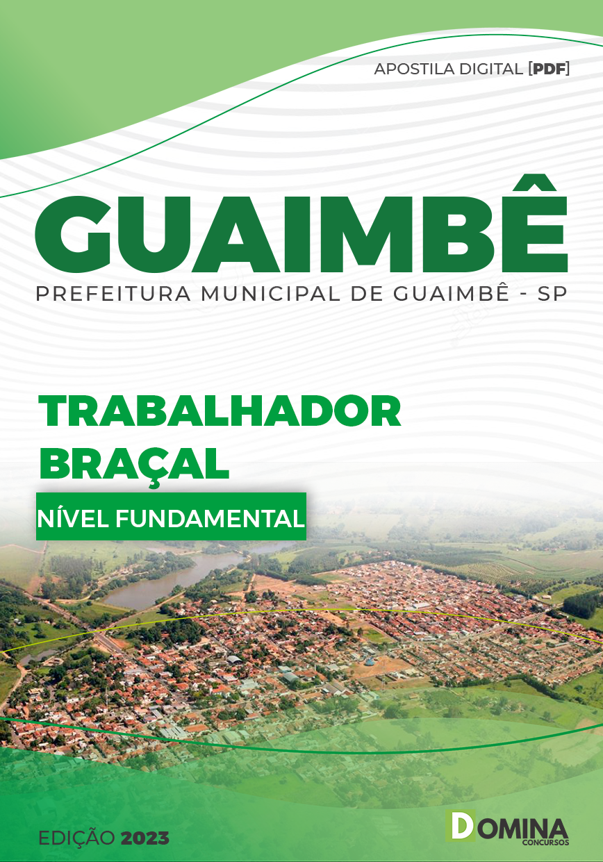 Apostila Concurso Pref Guaimbê SP 2023 Trabalhador Braçal