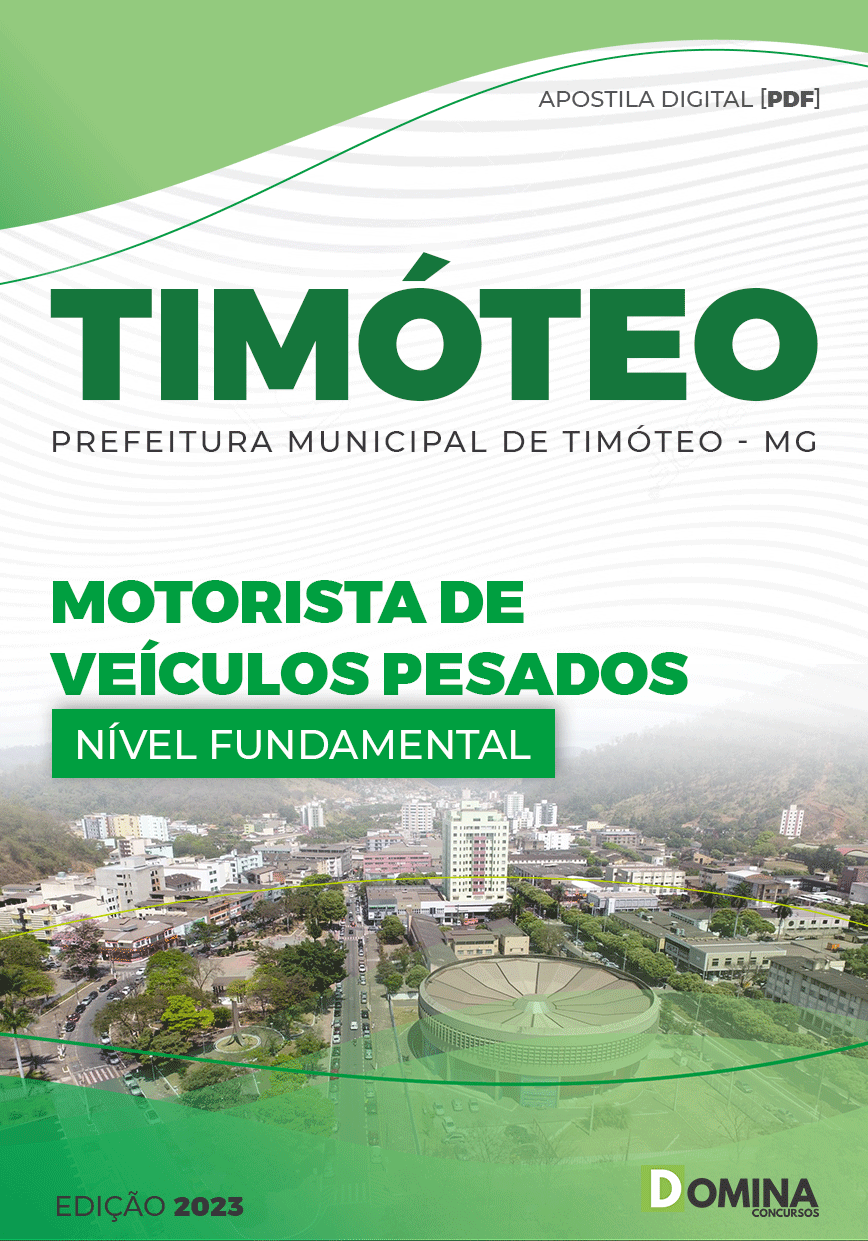 Apostila Pref Timóteo MG 2023 Motorista de Veículos Pesados