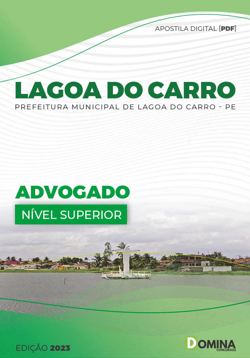 Apostila Digital Pref Lagoa Carro PE 2023 Avogado
