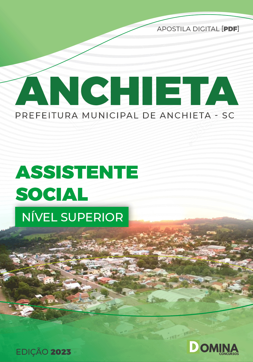Apostila Digital Pref Anchieta SC 2023 Assistente Social
