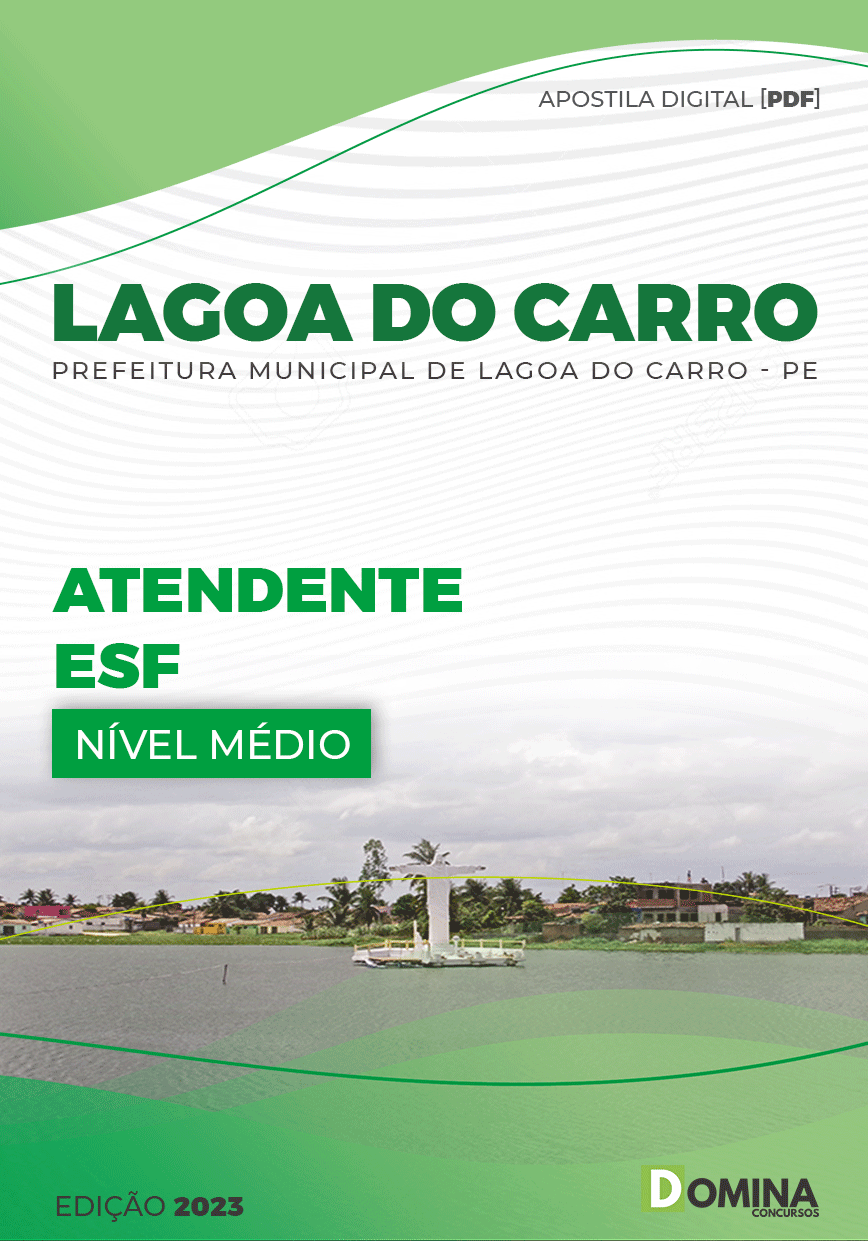 Apostila Pref Lagoa Carro PE 2023 Atendente ESF