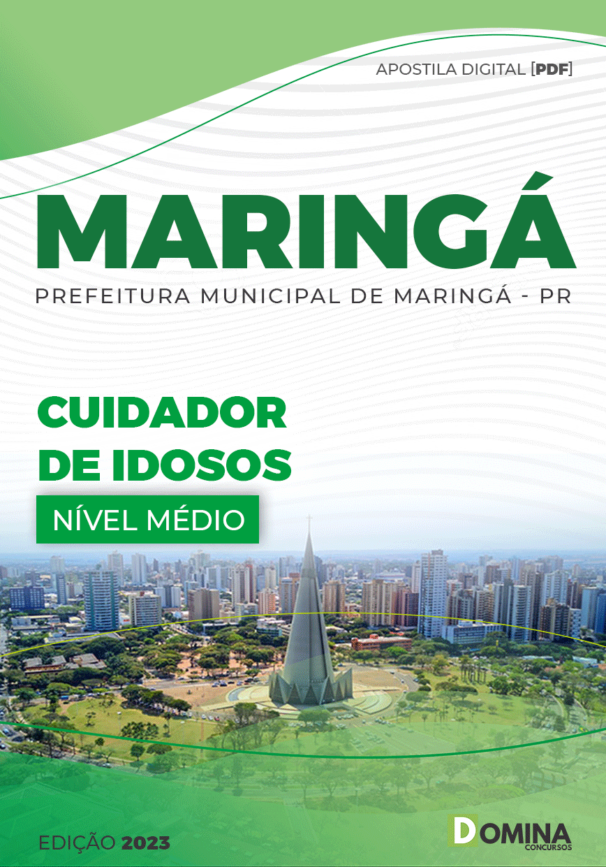 Apostila Concurso Pref Maringá SP 2023 Cuidador Idoso