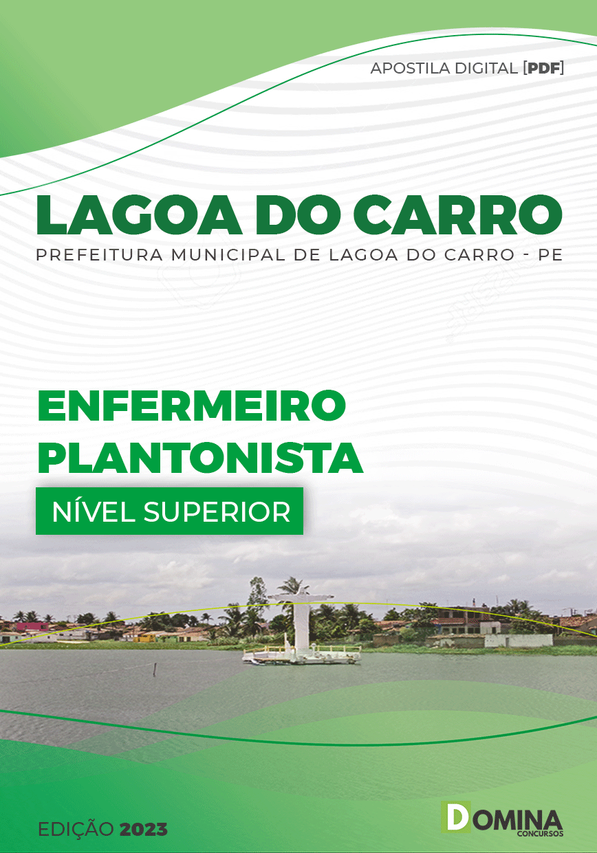 Apostila Pref Lagoa Carro PE 2023 Enfermeiro Plantonista