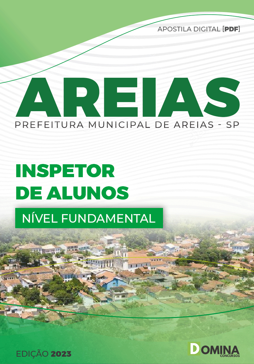 Apostila Concurso Pref Areias SP 2023 Inspetor Alunos