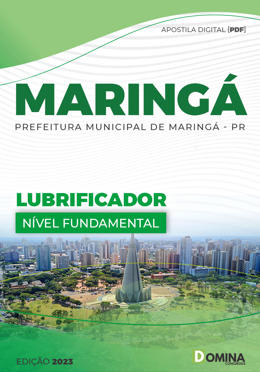 Apostila Concurso Pref Maringá SP 2023 Lubrificador