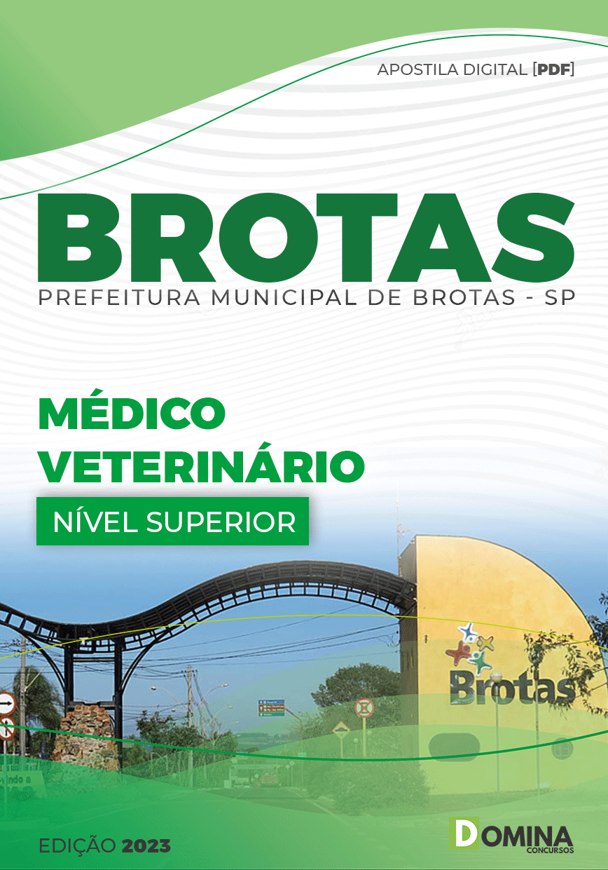 Apostila Digital Pref Brotas SP 2023 Médico Veterinário