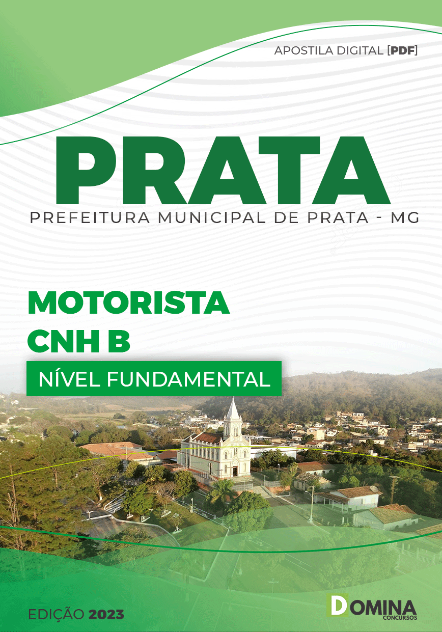 Apostila Concurso Pref Prata MG 2023 Motorista CNH B
