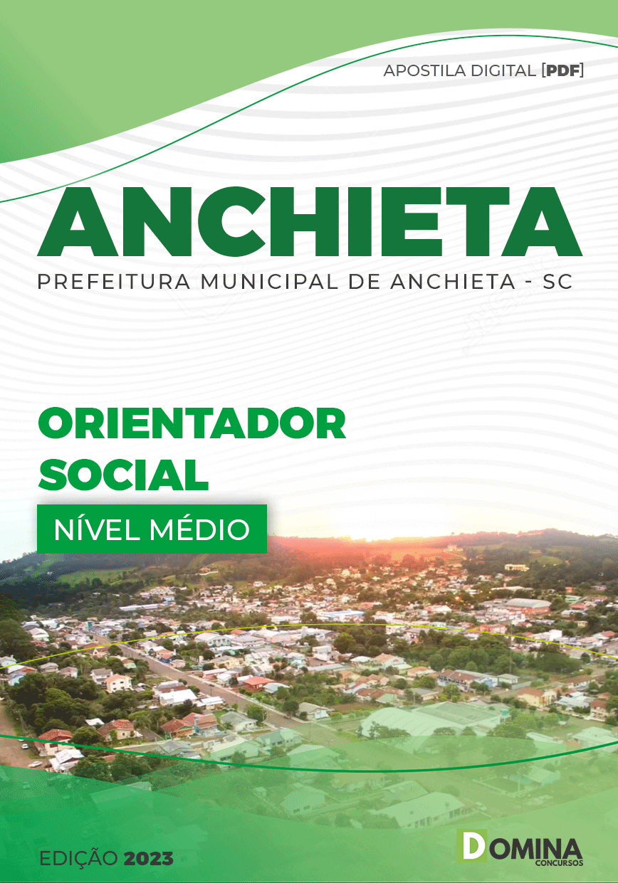 Apostila Digital Pref Anchieta SC 2023 Orientador Socical
