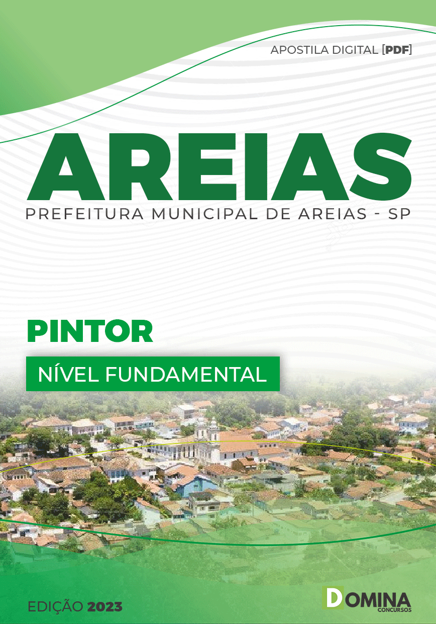 Apostila Digital Concurso Pref Areias SP 2023 Pintor