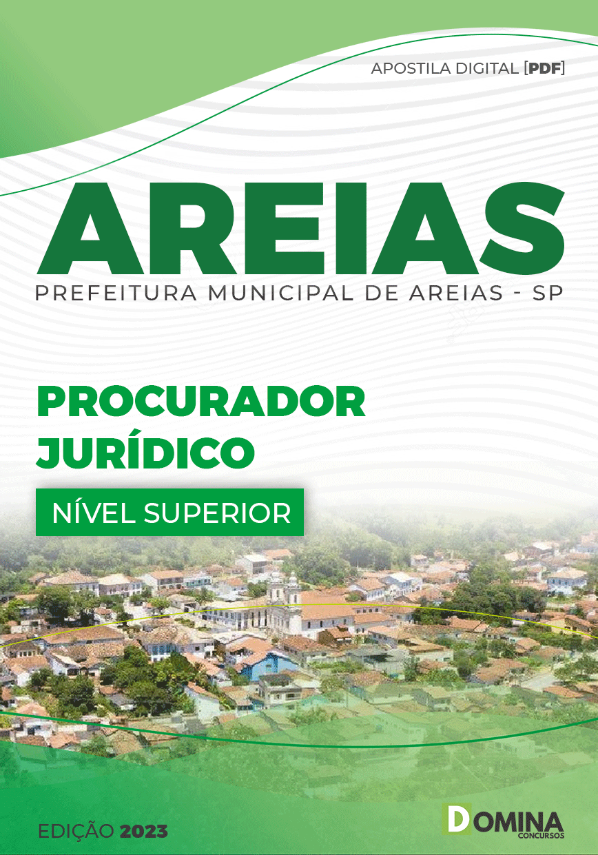 Apostila Digital Pref Areias SP 2023 Procurador Jurídico