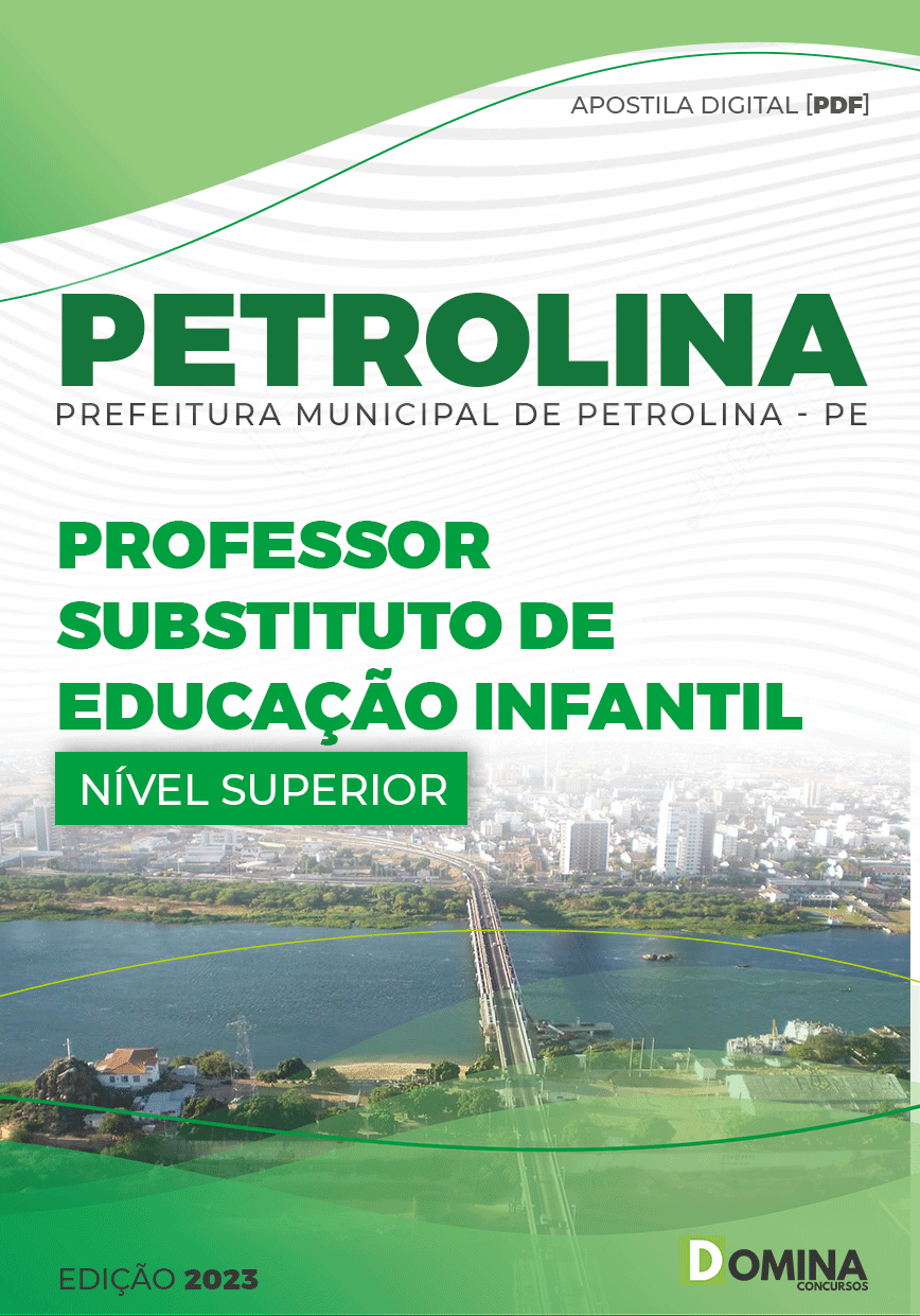Apostila Pref Petrolina PE 2023 Professor Substituto Educação Infantil