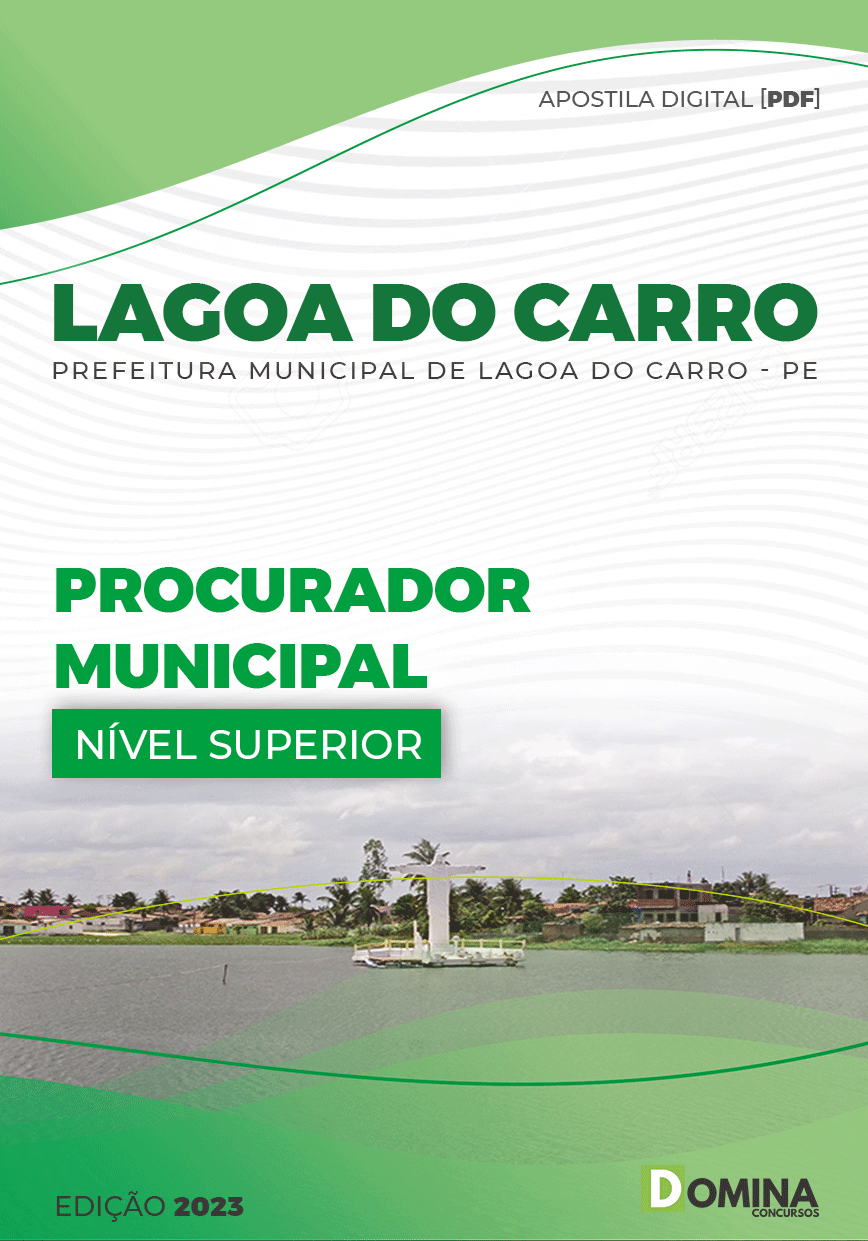 Apostila Pref Lagoa Carro PE 2023 Procurador Municipal
